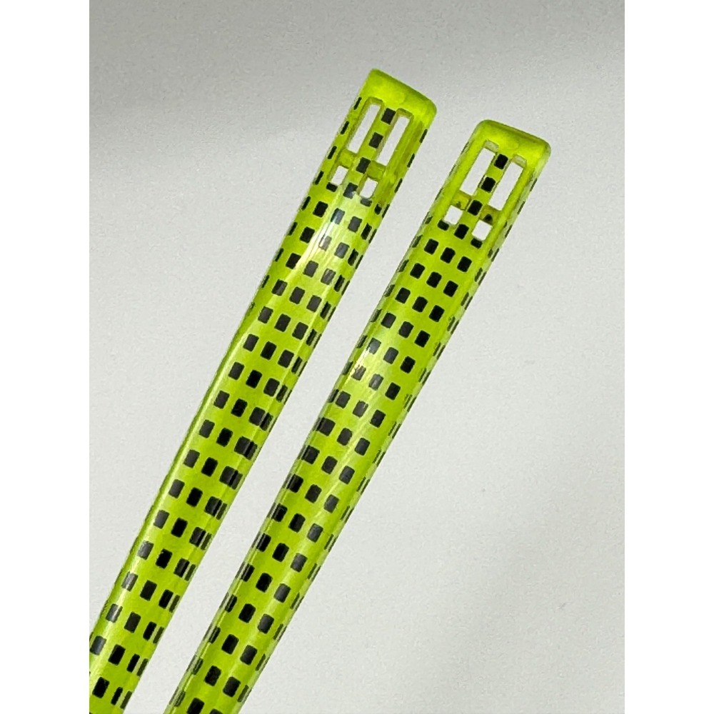 Dilem Interchangeable Eyeglass Temples CHARTREUSE PIXELS (SLIM) Geek Chic France